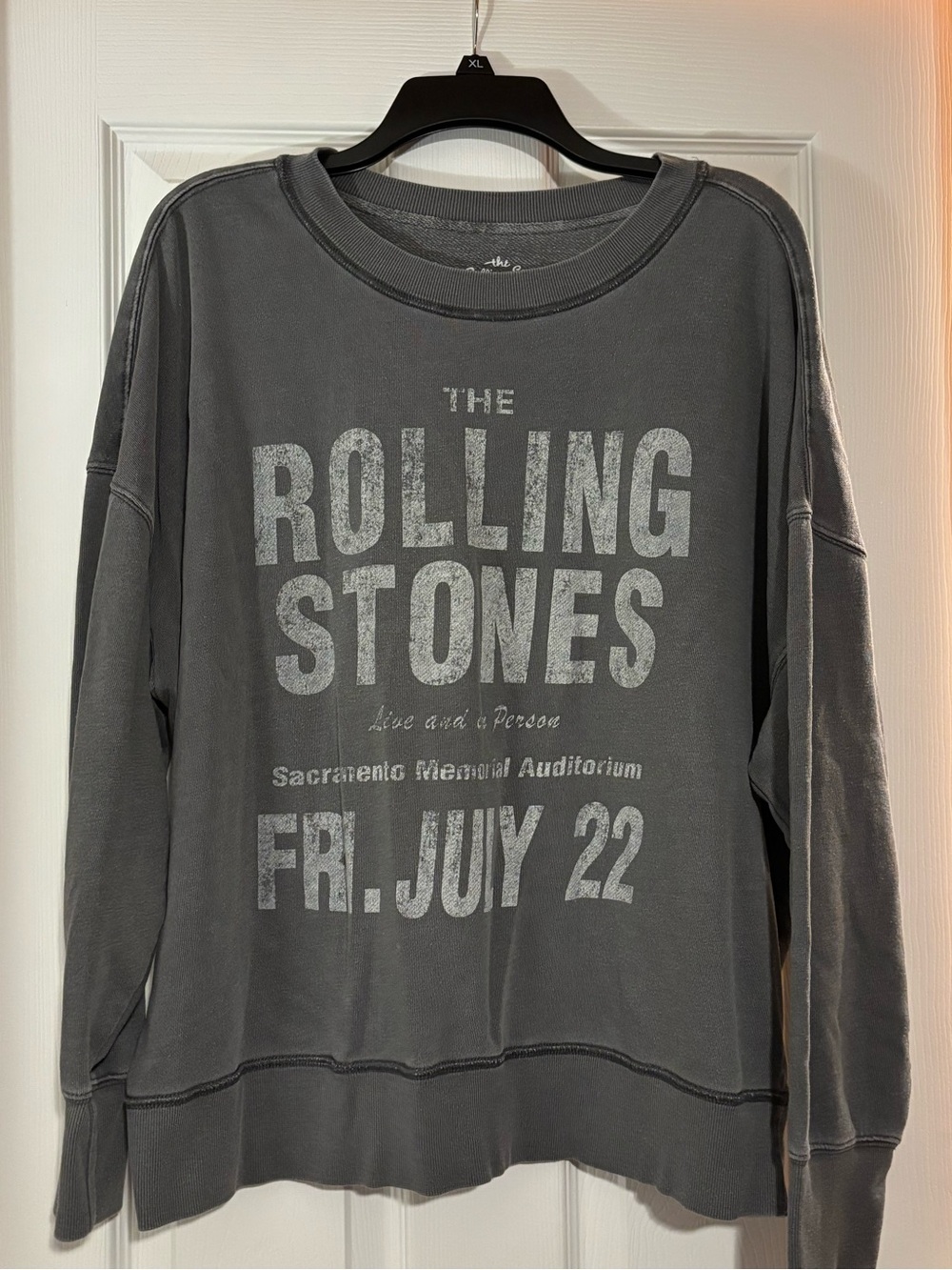 The Rolling Stones Vintage Graphic Lightweight Sweatshirt